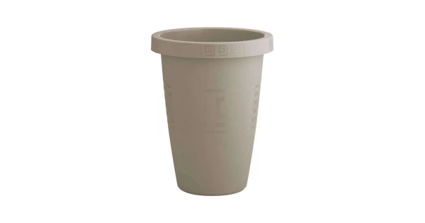 Vaso plástico cone grego areia 11 litros Plasmont - Moinho Atacadista