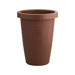 Vaso plástico cone grego terra cota 11 litros Plasmont
