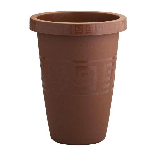 Vaso plástico cone grego terra cota 32 litros Plasmont Vaso plástico cone grego terra cota 32 litros Plasmont