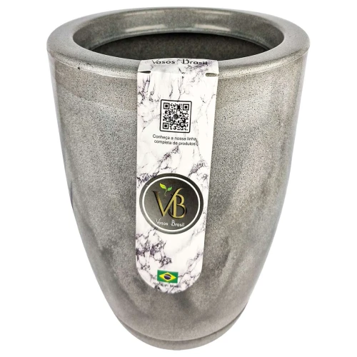 Vaso plástico cone polido 30x41x20cm 22 litros sortido
