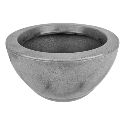 Vaso plástico cuia polida 26x13x15cm sortido