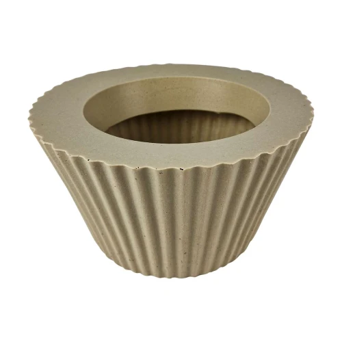 Vaso plástico redondo brigadeiro 18x9x11cm sortido