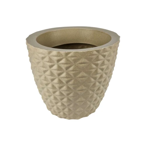 Vaso plástico redondo diamante 24x20x15cm