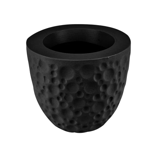 Vaso plástico redondo gotas 17x15x11cm sortido