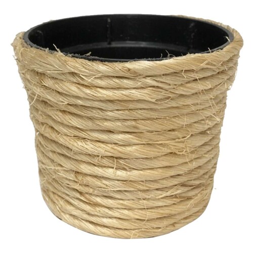Vaso plástico sisal cachepot 7x6cm sortido Vaso plástico sisal cachepot 7x6cm sortido