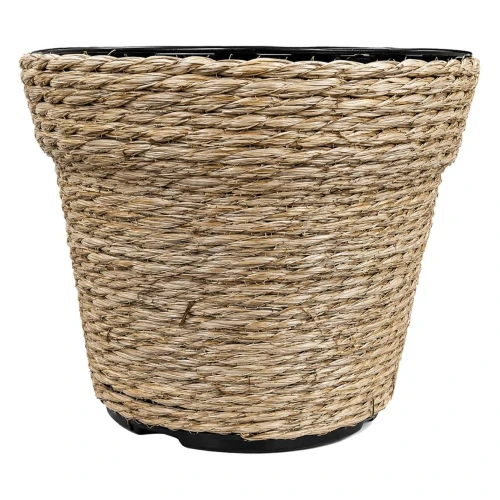 Vaso plástico sisal cachepot 14x11cm sortido Vaso plástico sisal cachepot 14x11cm sortido