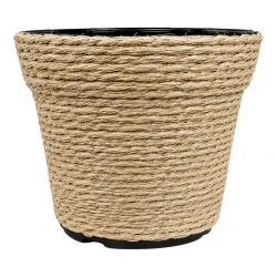 Vaso plástico sisal cachepot 10x8cm sortido
