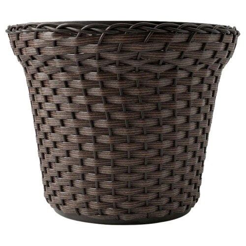 Vaso plástico vime cachepot 35x29x25cm sortido Vaso plástico vime cachepot 35x29x25cm sortido