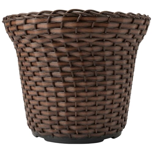 Vaso plástico vime cachepot 35x29x25cm sortido Vaso plástico vime cachepot 35x29x25cm sortido