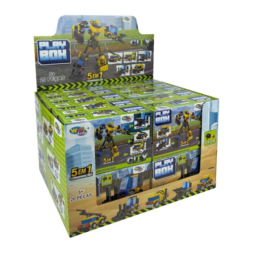 Veículo de montar city engineering Wellmix Veículo de montar city engineering Wellmix