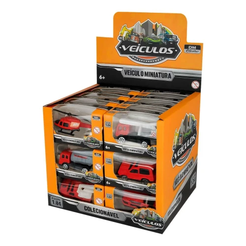 Veículo miniatura coleção sortidos Dm Toys Veículo miniatura coleção sortidos Dm Toys