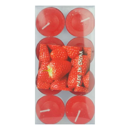 Vela decorativa flutuante color com 8 unidades
