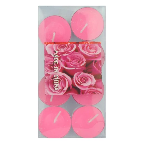 Vela decorativa flutuante color com 8 unidades
