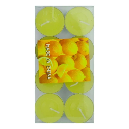 Vela decorativa flutuante color com 8 unidades