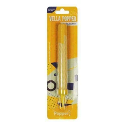 Vela fonte luminosa cascata dourada Popper