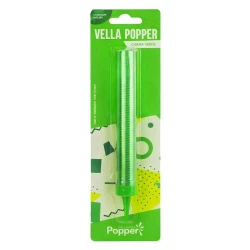 Vela fonte luminosa cascata verde Popper