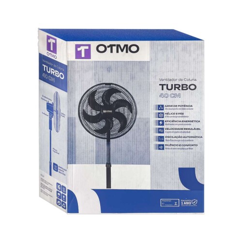 Ventilador de pé 40cm turbo 126w 220v