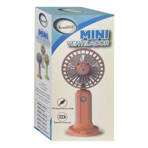 Ventilador mini usb mesa 18cm 3w