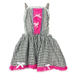 Vestido jardineira junino adulto P/M/G/GG