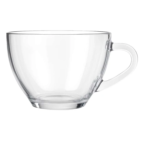Xícara de chá de vidro lisa 250ml sem pires
